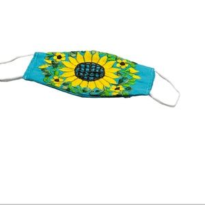 New- Mexican Typical Style Sunflower FaceMask